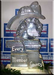 Bust of Firefighter