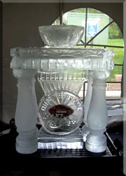 Rams Champagne Ice Bar with Bowl 