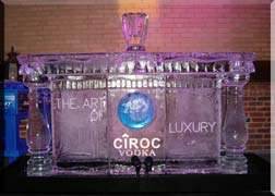 Ciroc Vodka Ice Bar
