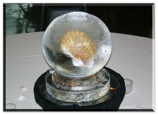 Shell Globe Centerpiece